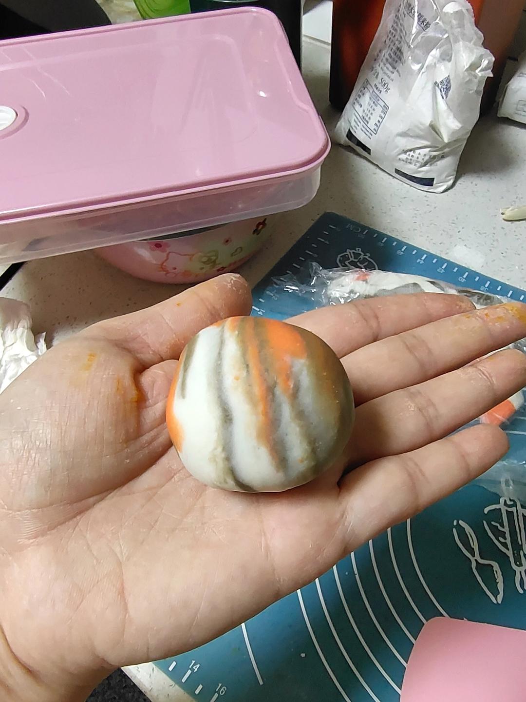 虎虎生威～虎纹汤圆