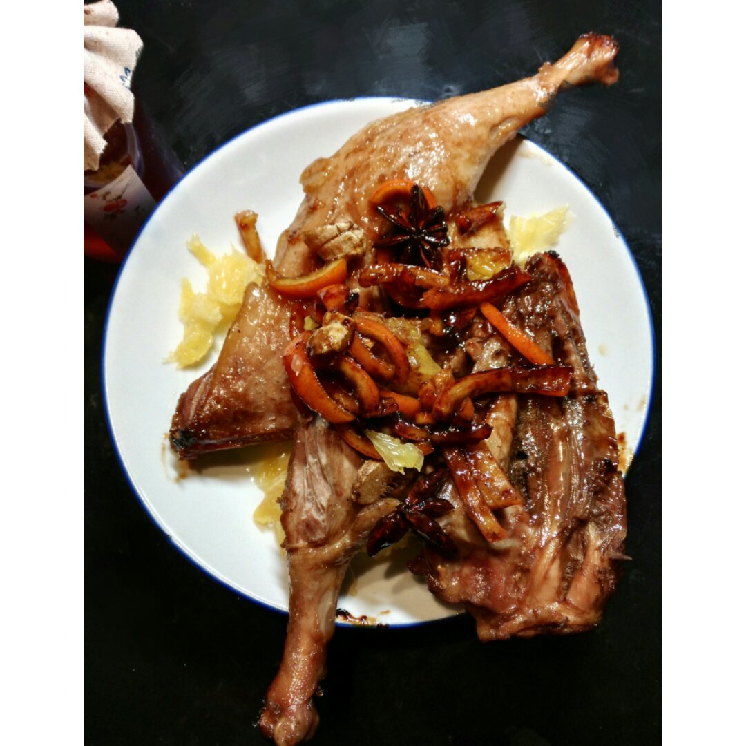 可乐橙香鸭腿