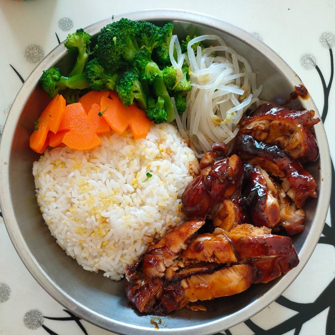 照烧鸡腿饭