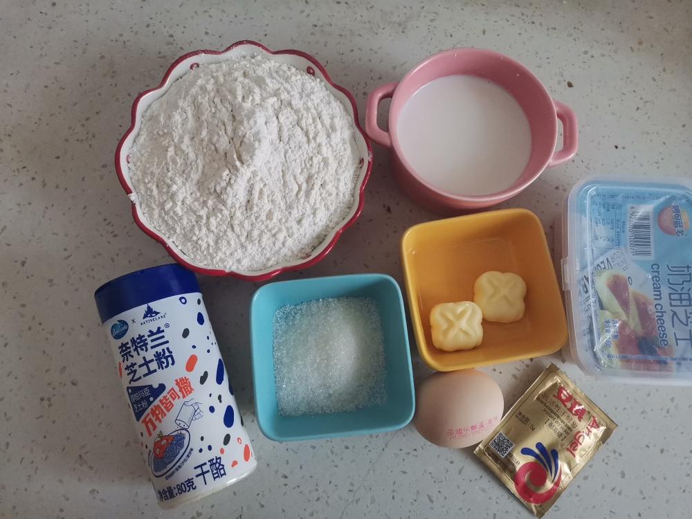 纯奶手撕吐司的做法 步骤1