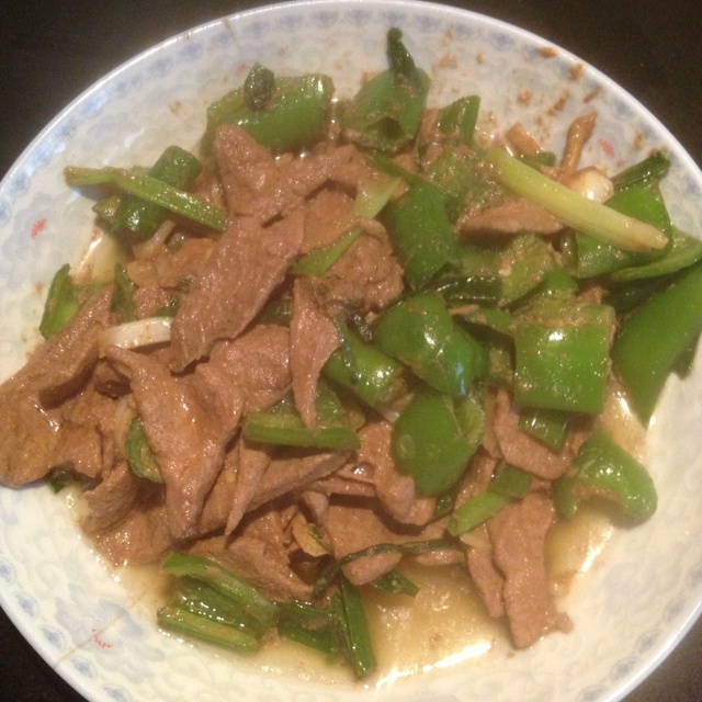 青椒炒猪肝