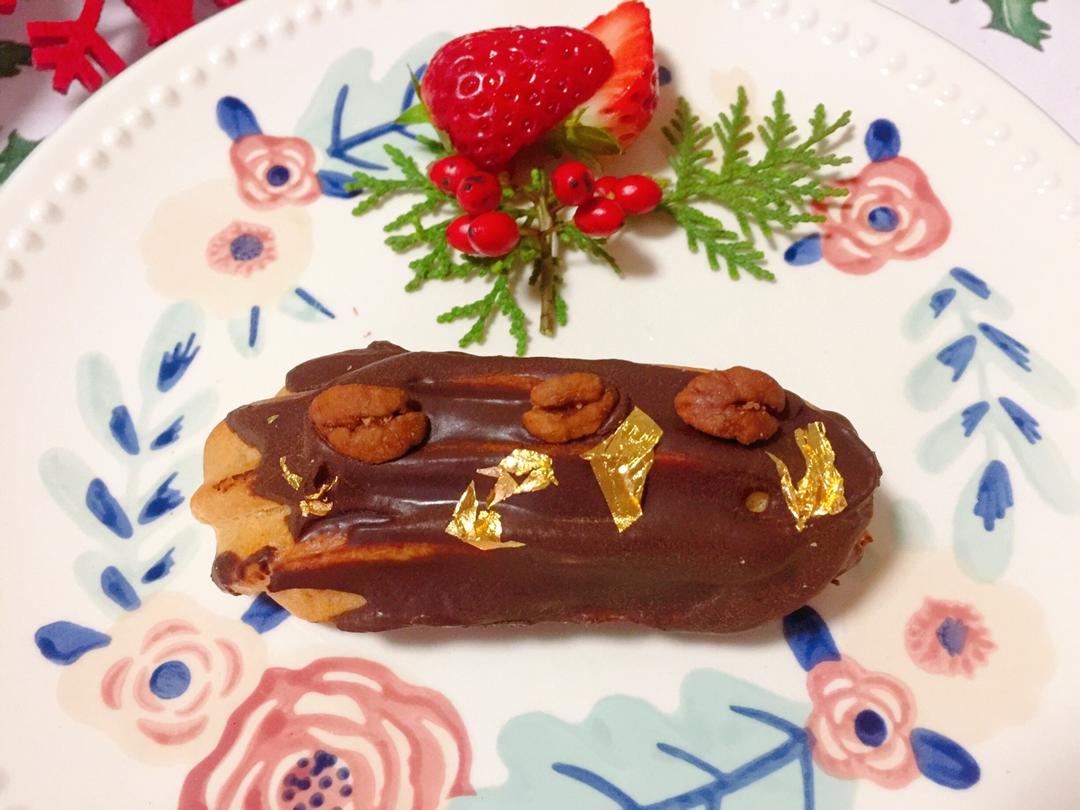 （视频菜谱）手指泡芙 Éclair／闪电泡芙