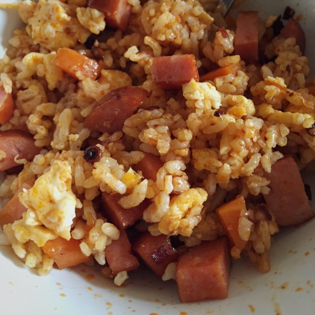 胡萝卜蛋炒饭
