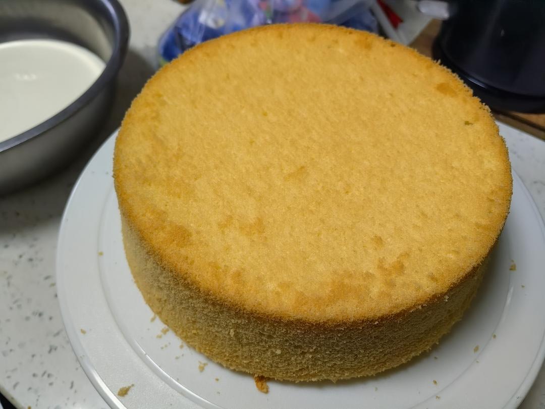 8寸戚风蛋糕（完美不开裂）