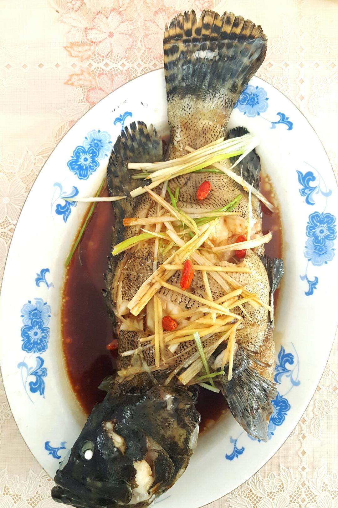 清蒸鱼（鲈鱼/多宝鱼/桂花鱼/石斑鱼……）