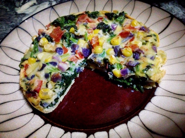 鸡蛋蔬菜饼