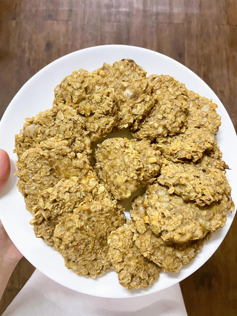 超简单香蕉燕麦饼