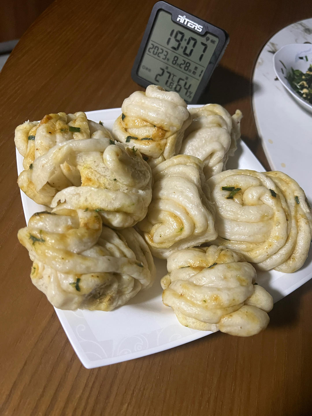 椒盐盘丝卷，比馒头好吃，比花卷简单