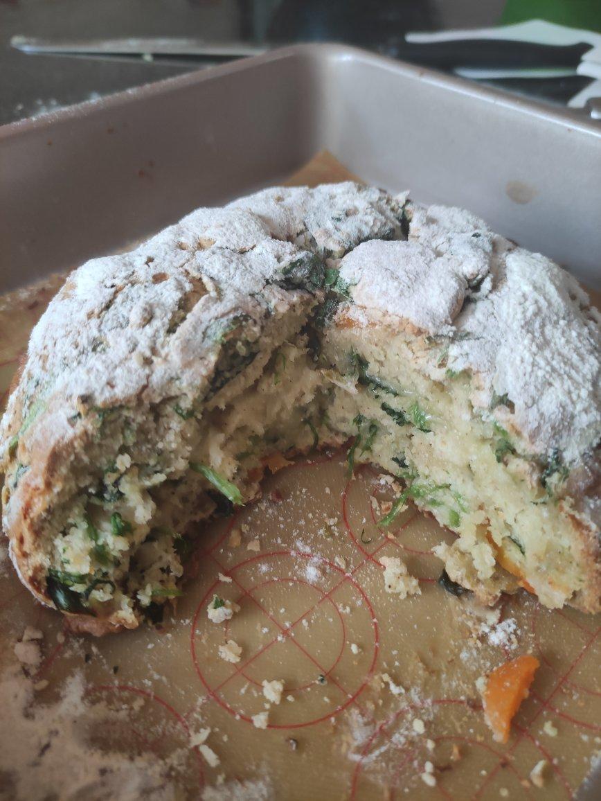 菠菜南瓜奶酪丹波面包丨健康·烘焙