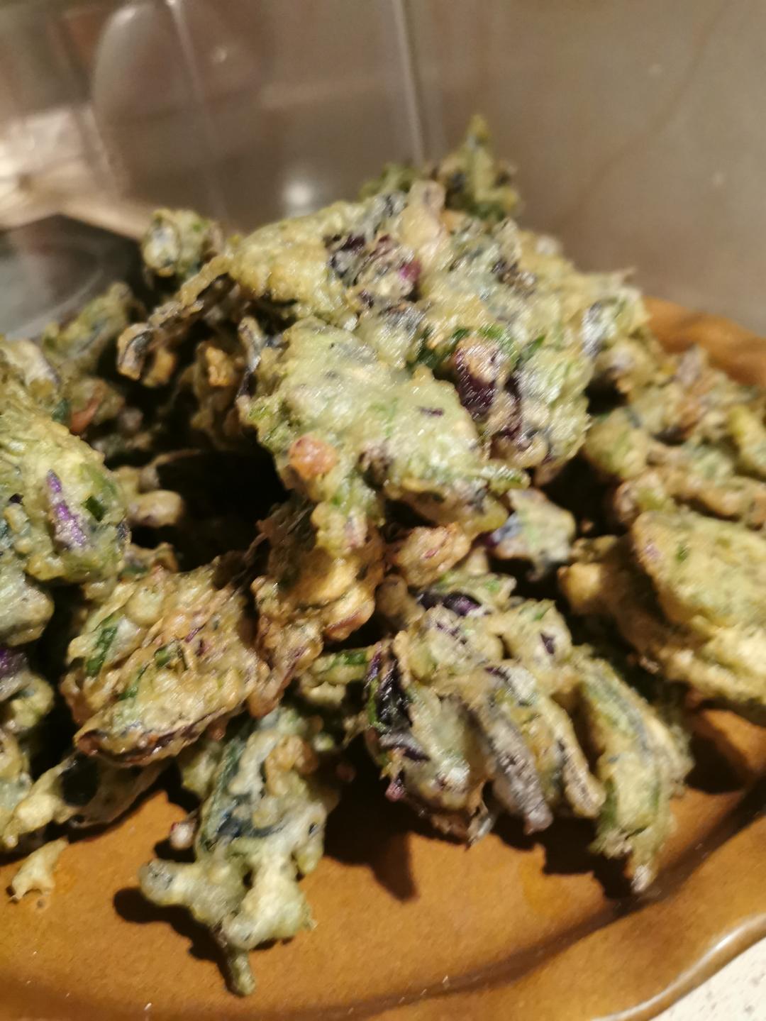 空气炸锅版紫甘蓝天妇罗超简单好吃