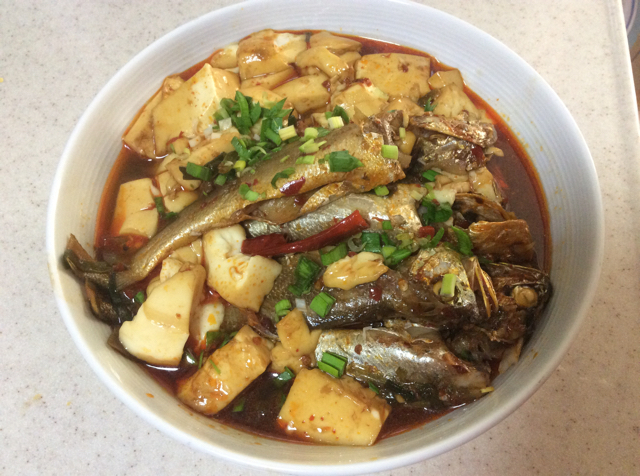 小黄鱼烧豆腐