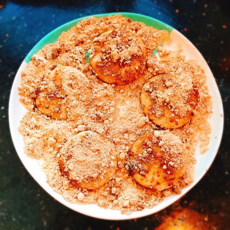 豆粉红糖汤圆