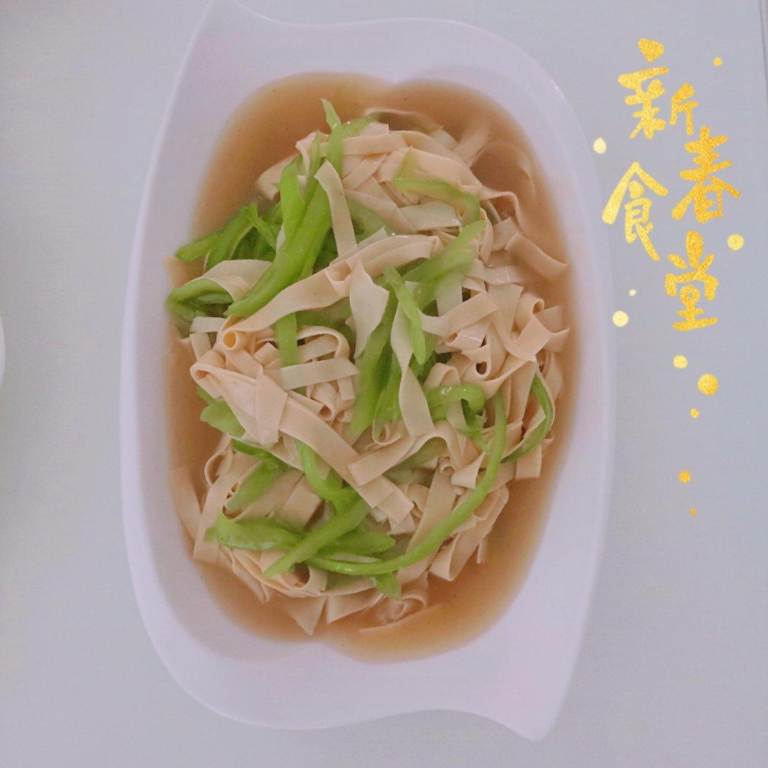 尖椒炒干豆腐