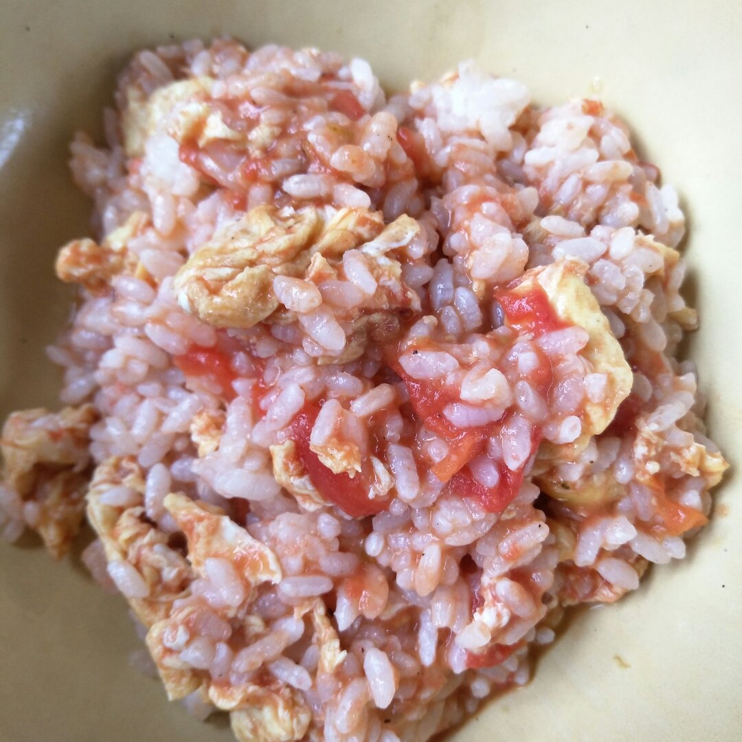 寝室简易电饭锅整个番茄饭（香肠版）