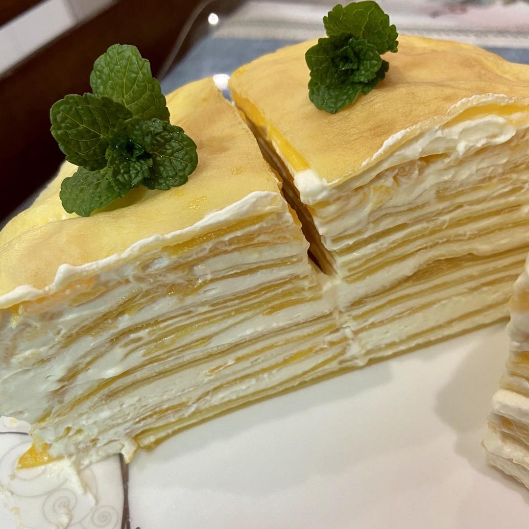 芒果千层蛋糕，100%成功告别煎皮无能