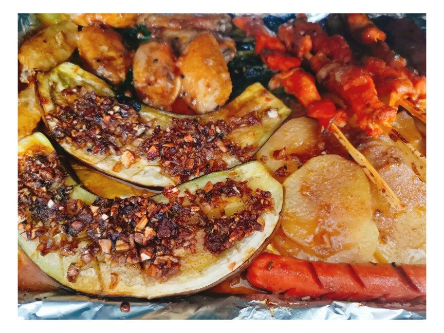 自制烤箱版烧烤，简单好吃过烧烤摊