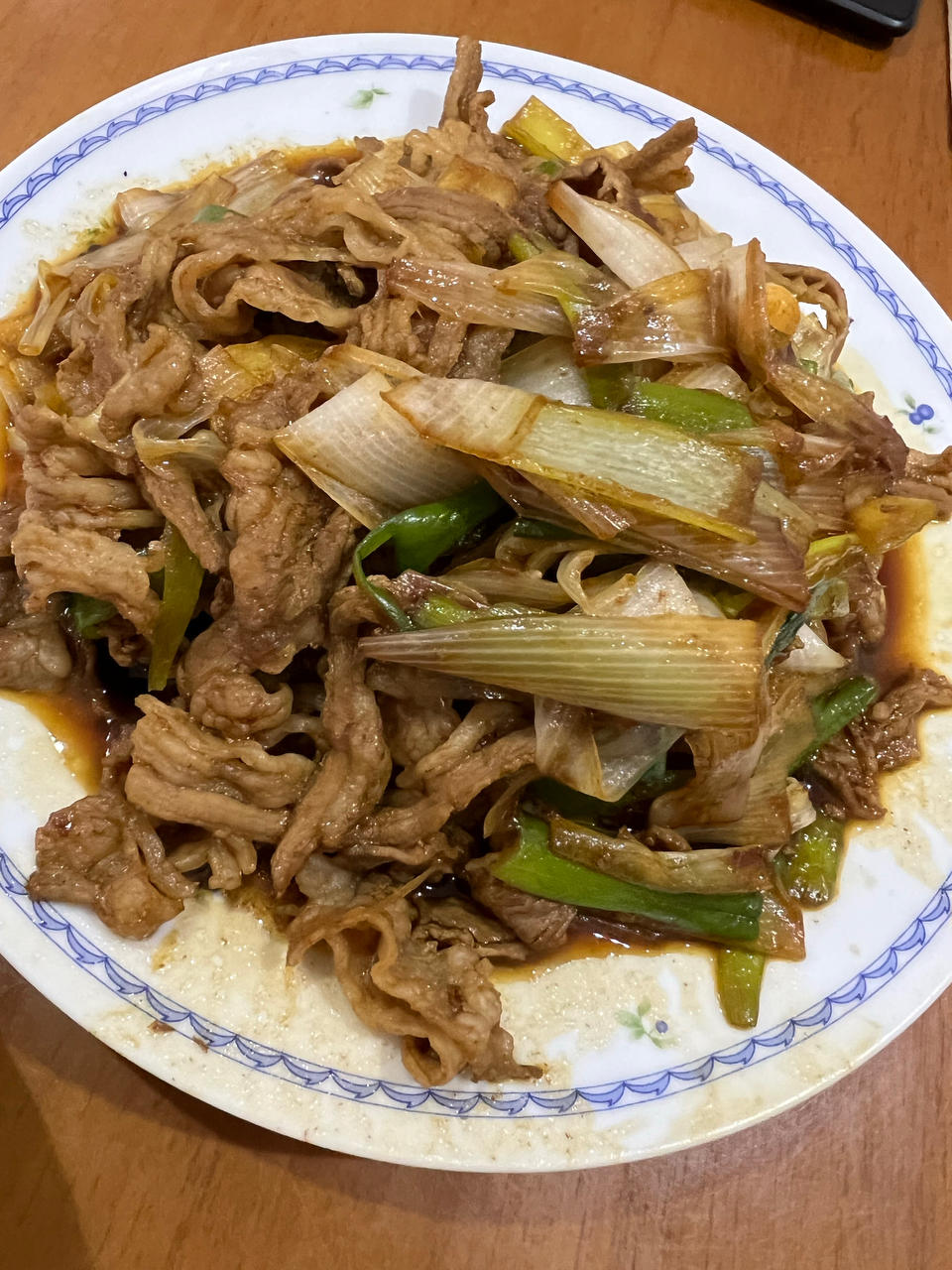 葱爆牛肉