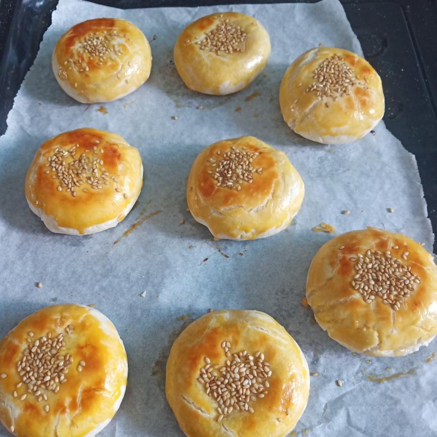 【鲜肉月饼】秋天的第一颗月饼，一口爆汁，酥香掉渣！