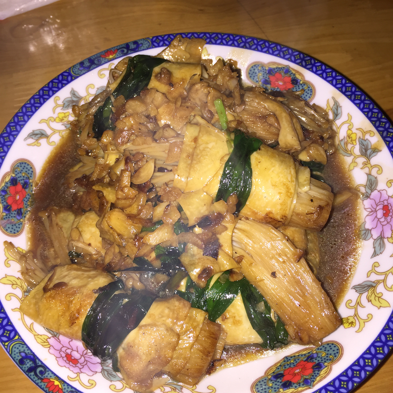 豆皮卷金针菇
