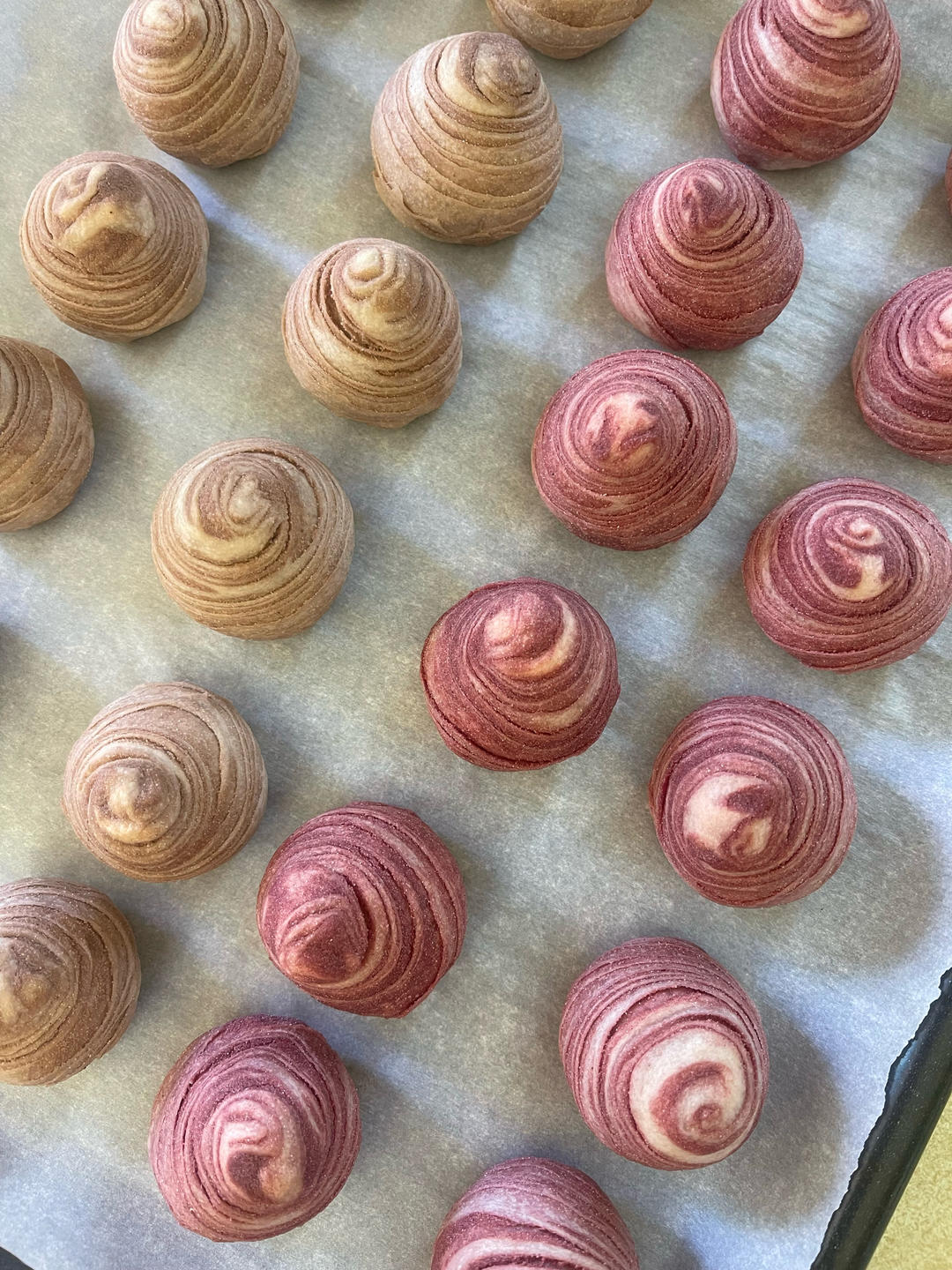 螺旋酥.蛋黄酥.-个人的技巧