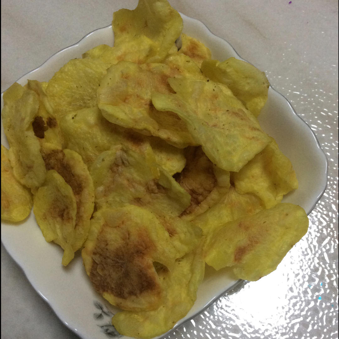 懒人无油无糖烤薯片