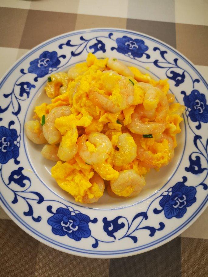 虾仁炒鸡蛋