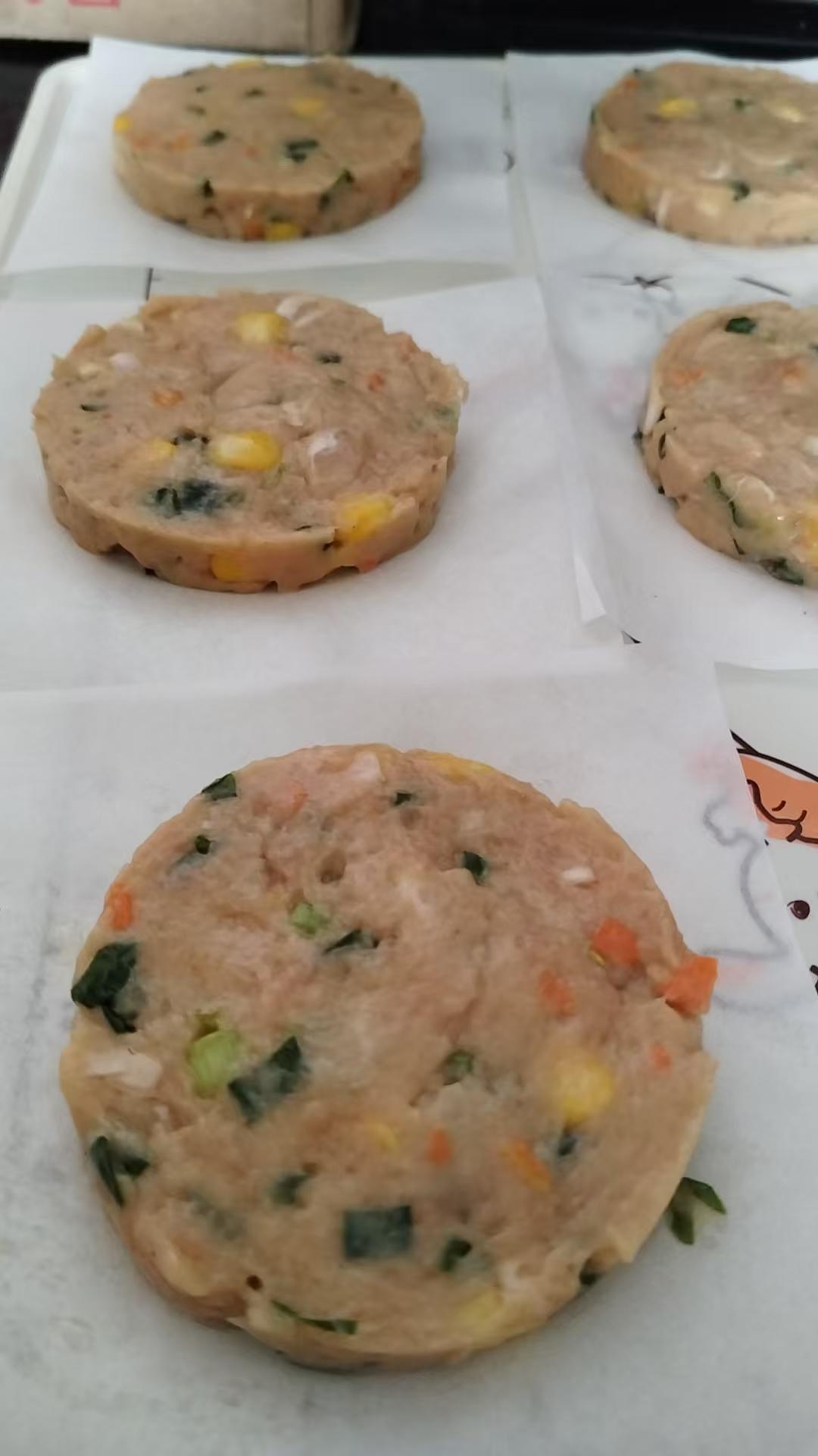 好吃不胖的时蔬鸡肉饼