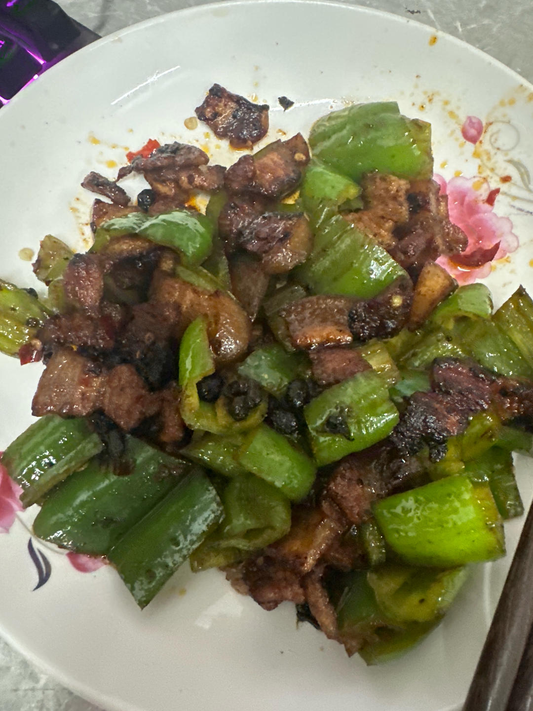 青椒炒五花肉