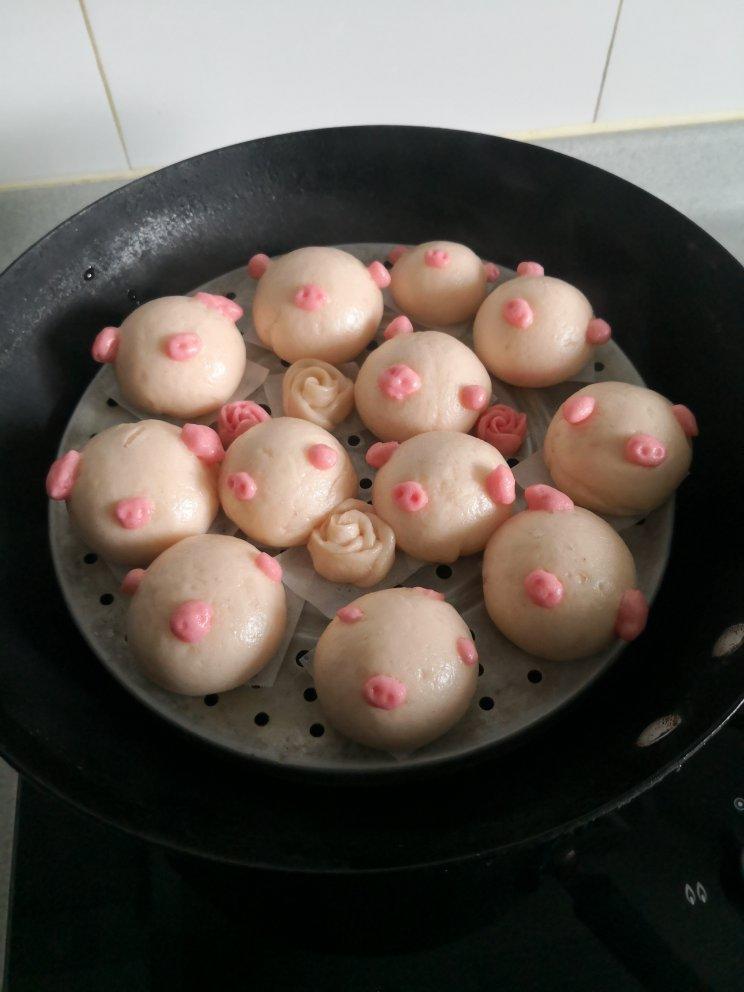 光滑且细腻的奶香馒头（一次发酵）