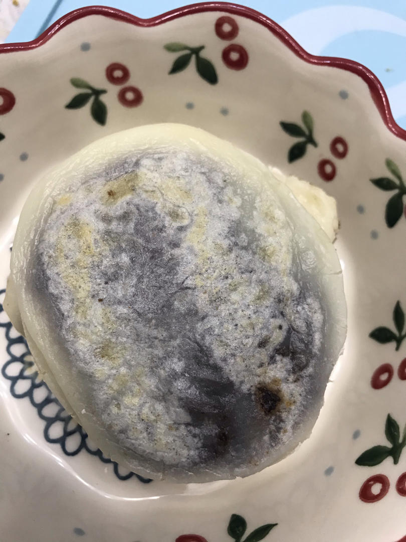 无油无糖糯米豆沙饼