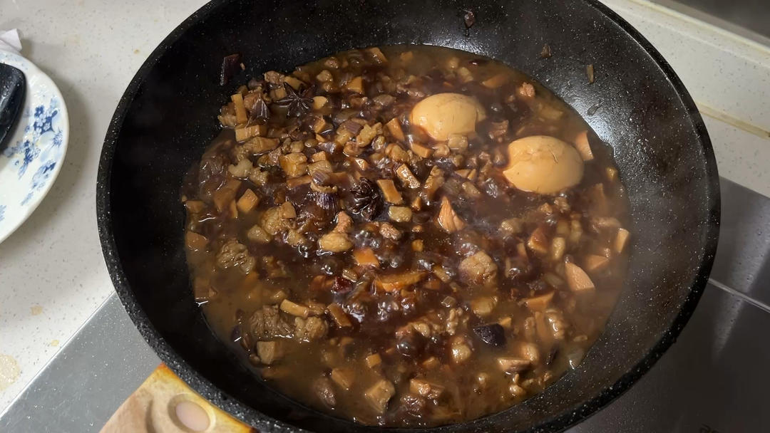 香菇卤肉饭造起来