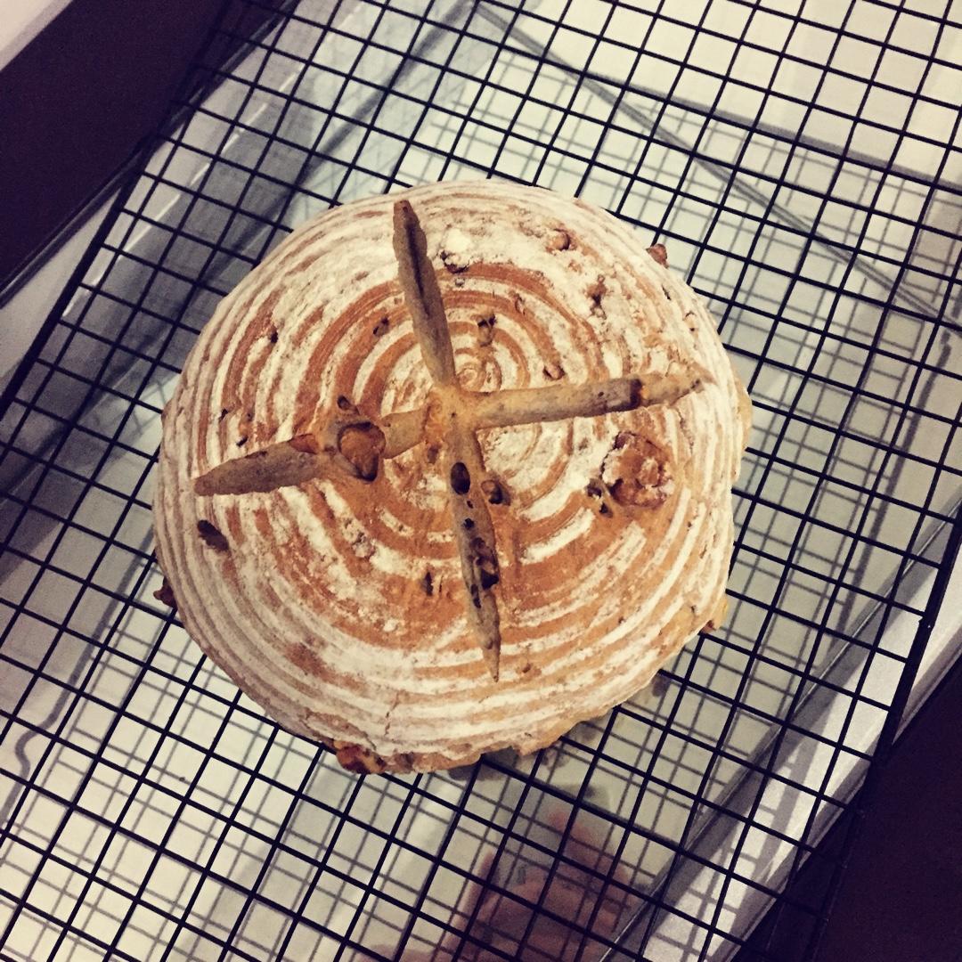 无油全麦乡村面包
