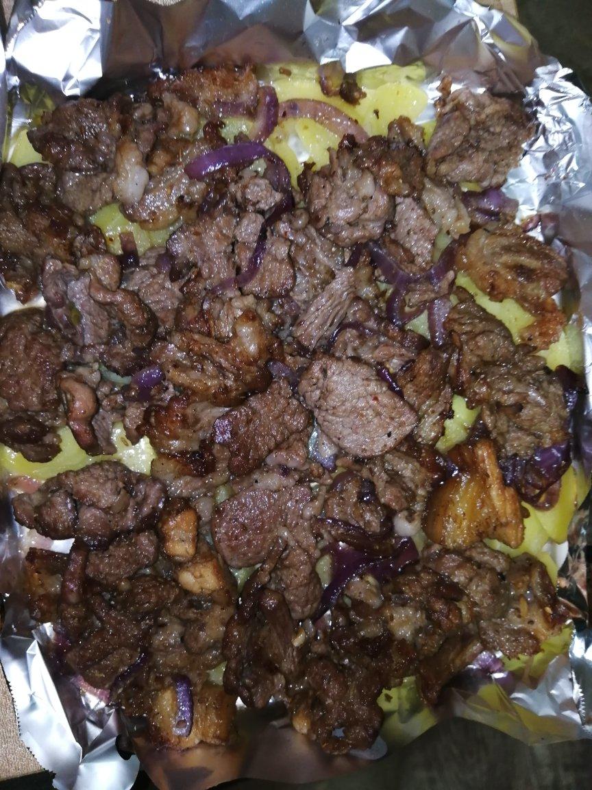 新疆美味--炒烤肉（有洋葱版）