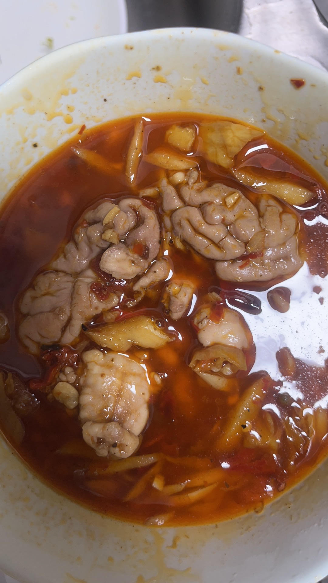 泡椒脑花