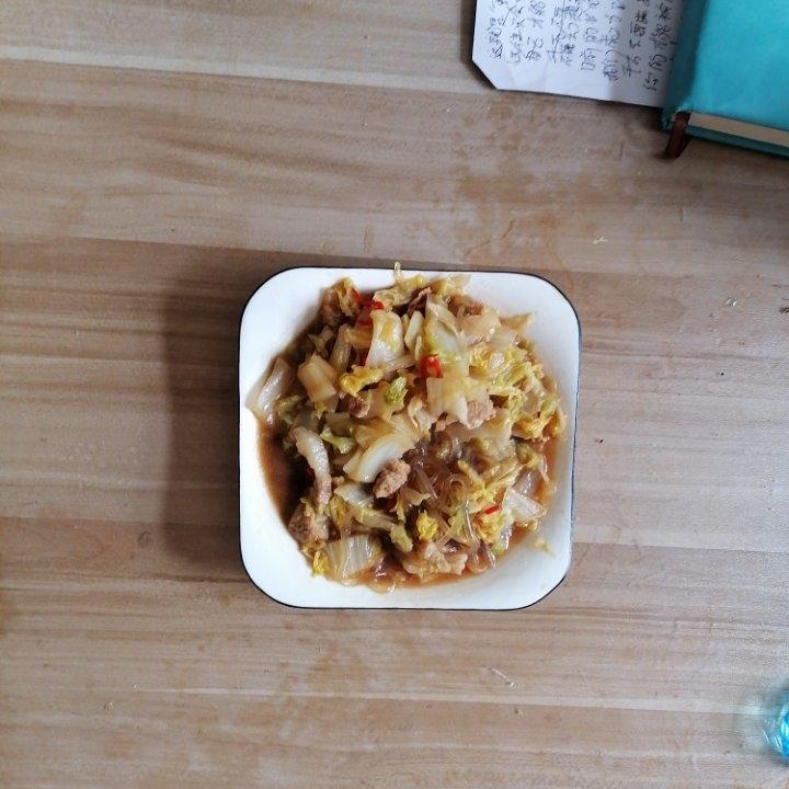 巨简单热乎乎🔥白菜猪肉炖粉丝