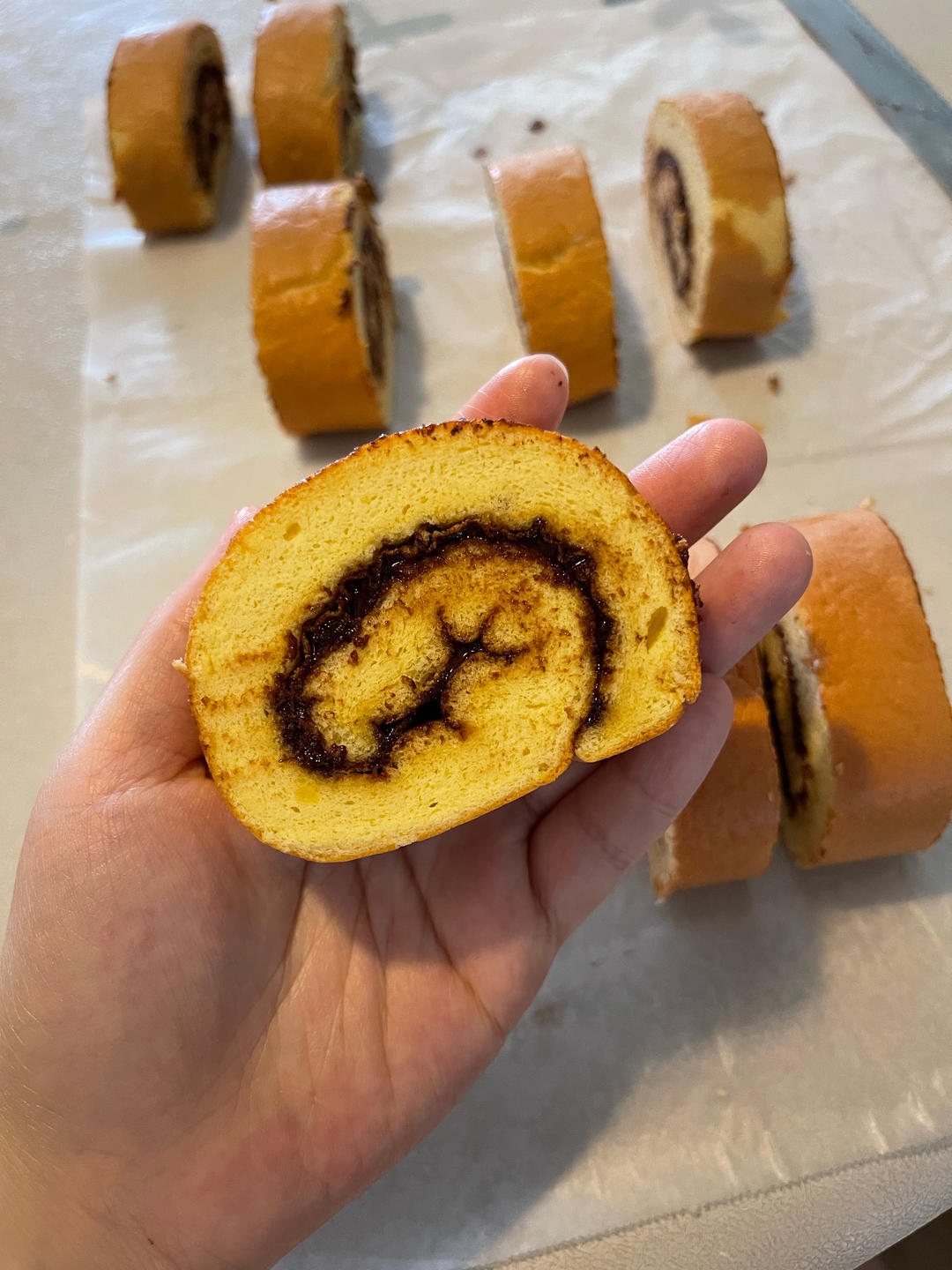 原味基础蛋糕卷(小五卷)