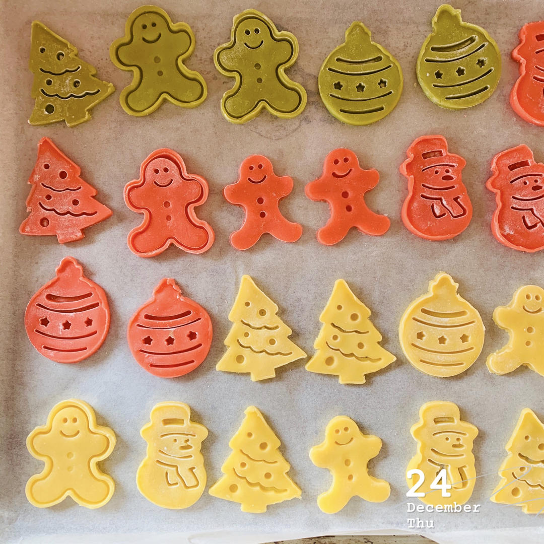 圣诞卡通曲奇饼干