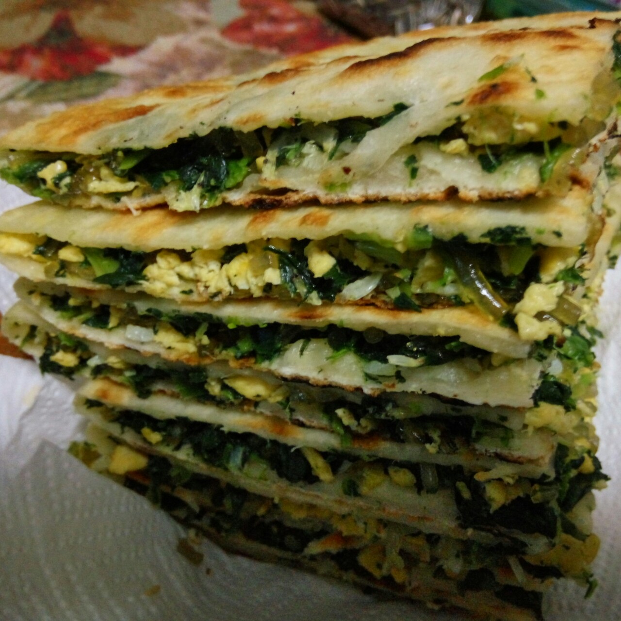 乖乖妈咪a做的河南菜盒子俗称菜馍