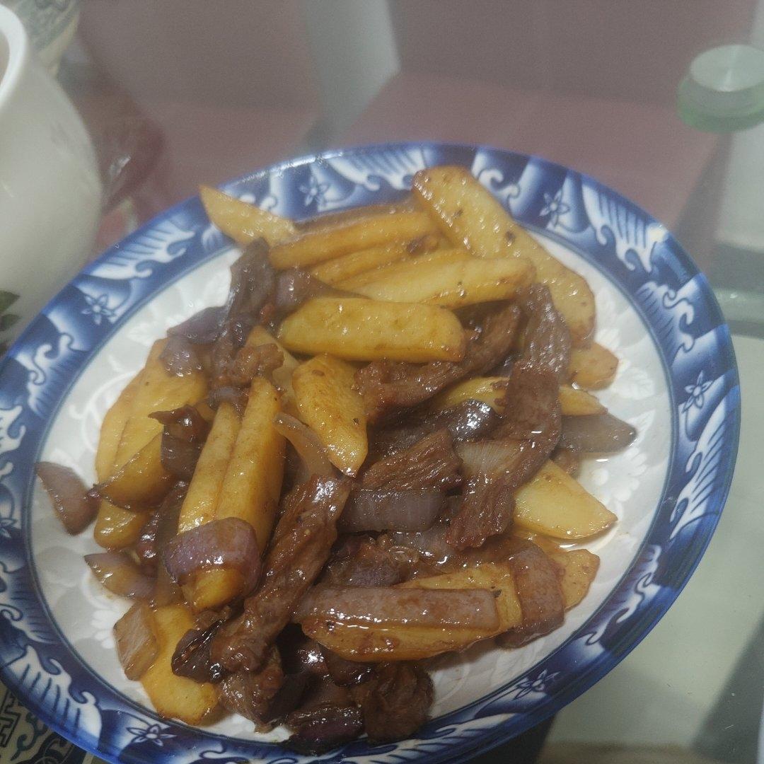 黑椒土豆牛柳