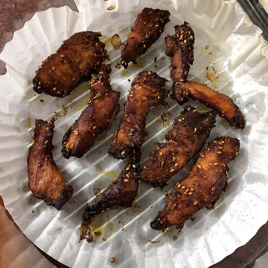 超简单的香烤鸡肉干（空气炸锅版），追剧解馋小零食