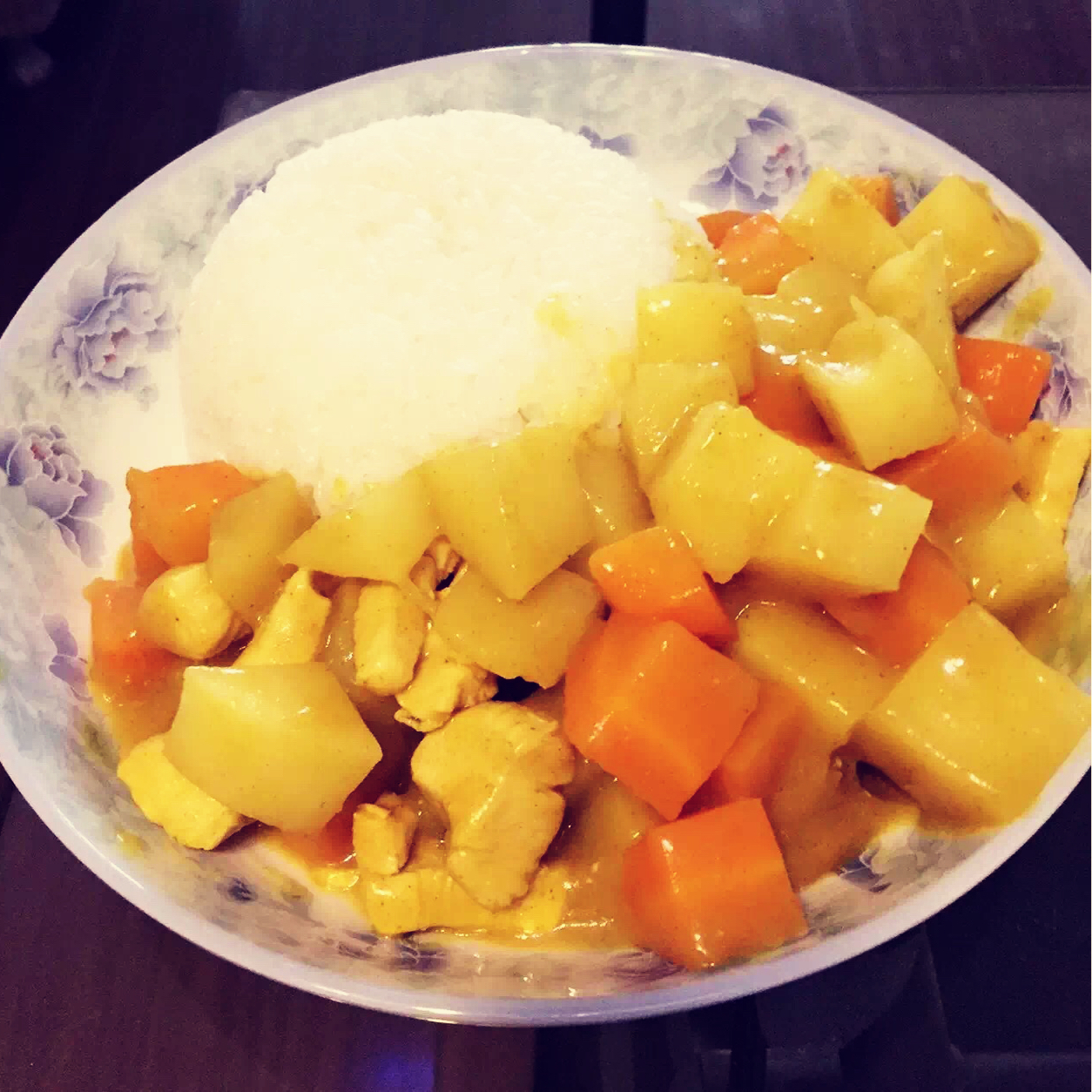 咖喱鸡肉饭