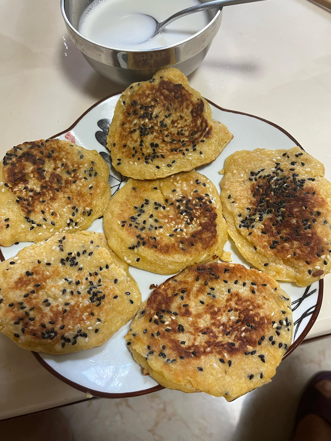 豆渣燕麦糯米饼