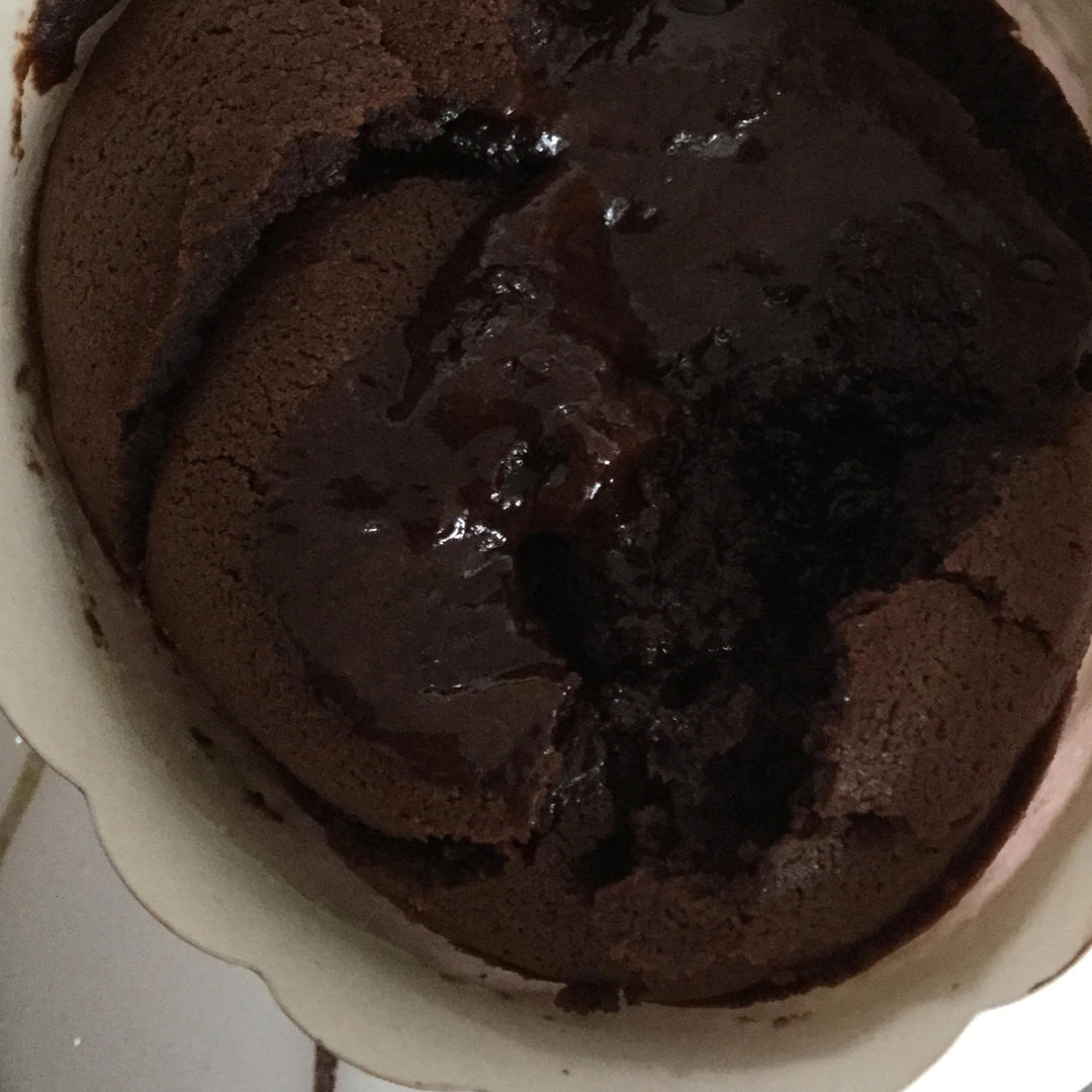 莫尼卡美食厨房：爆浆巧克力蛋糕