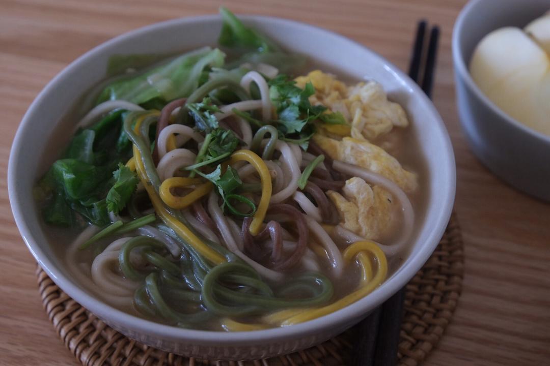 炝锅蔬菜面（素版）