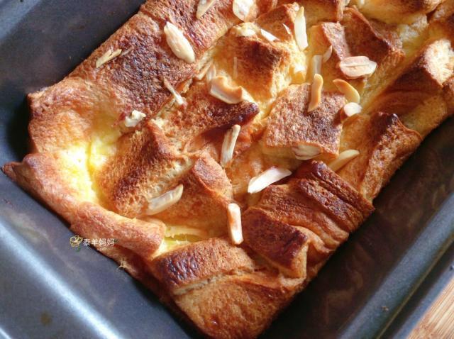 吐司布丁（消灭剩吐司）的做法