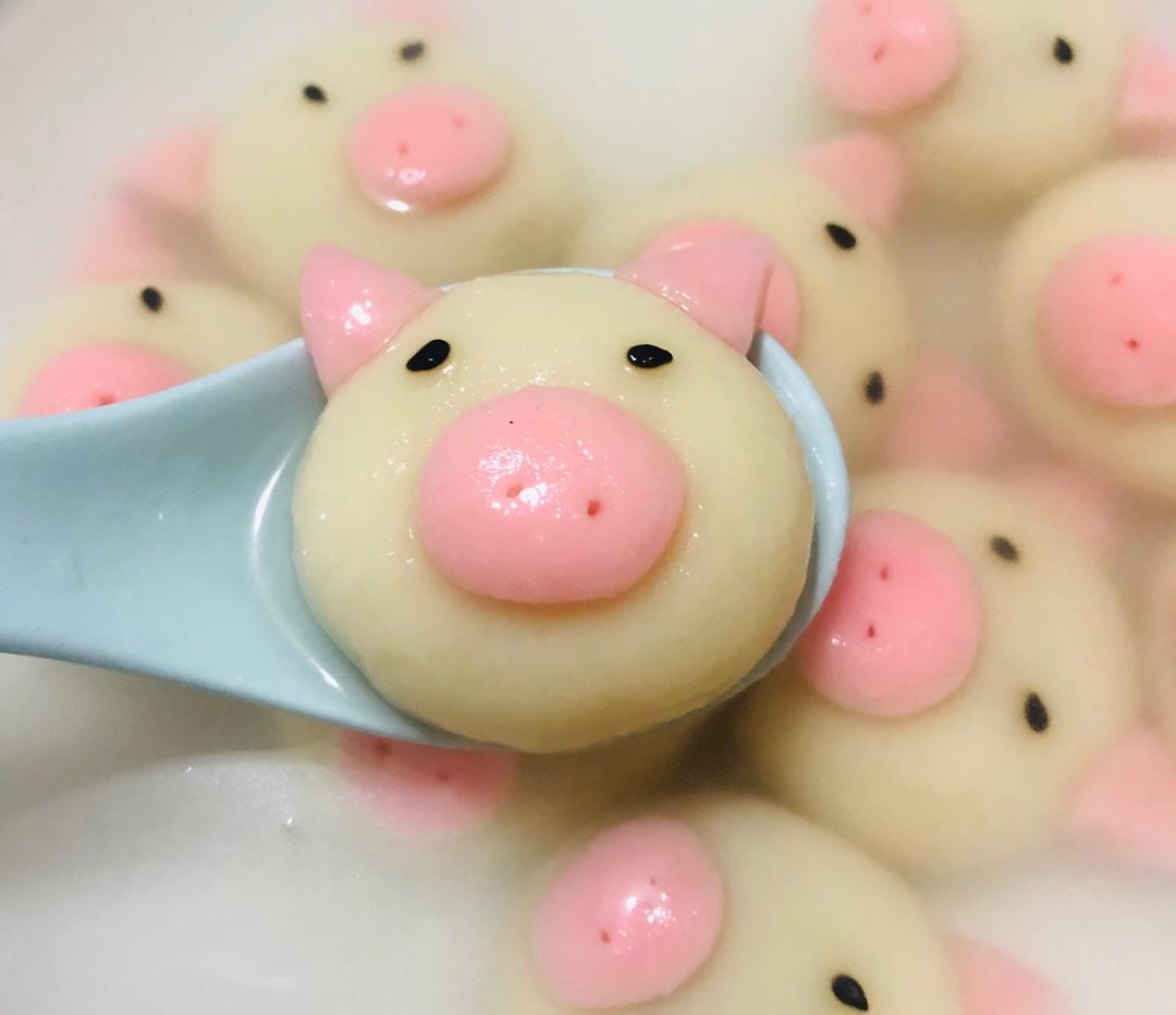 慧慧-suki做的小猪汤圆