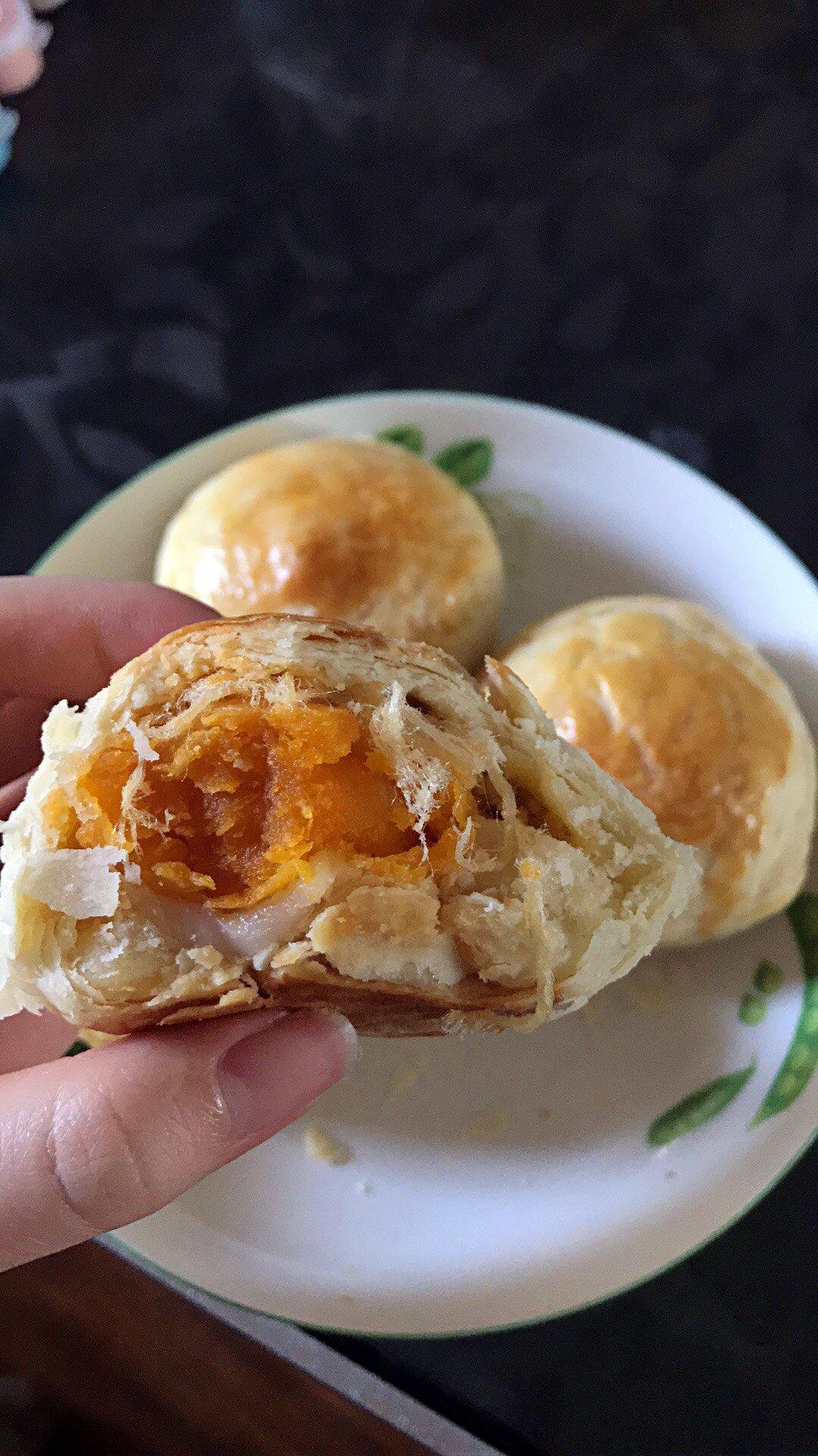 肉松麻薯蛋黄酥💕