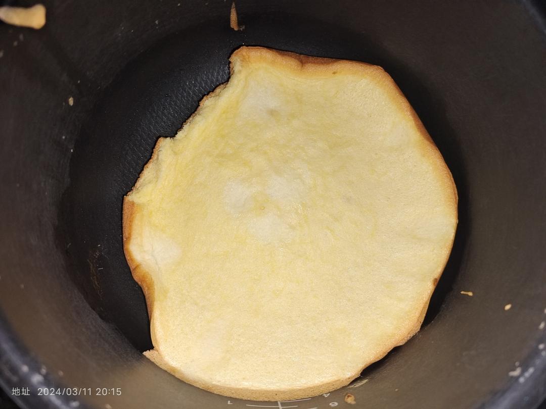 不用电子称只需要普通电饭锅做的电饭锅蛋糕