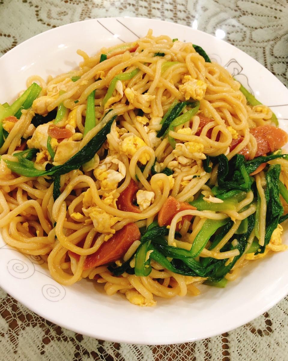 🍜最简单最好吃的家常炒面
