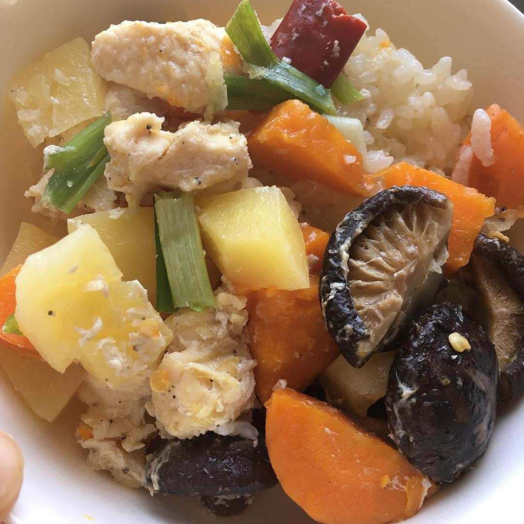土豆焖饭（宿舍版）